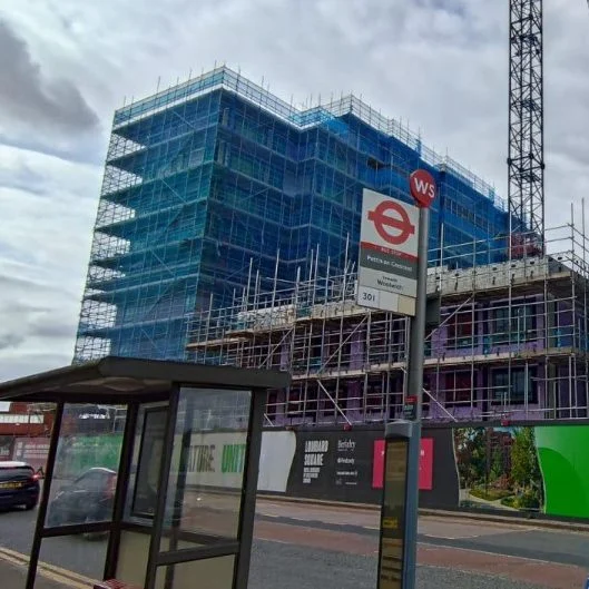 Plumstead site — Building under construction